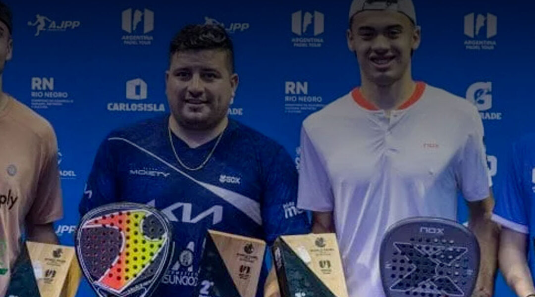 Chozas y Augsburger festejaron en el Patagonia Padel Master